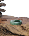 Baikalla Vibrant Green Burmese Jadeite Jade Traditional Ring 