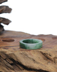 Baikalla Vibrant Green Burmese Jadeite Jade Traditional Ring 