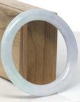 Baikalla Light Green & Lavender "Traditional Full-Round" Jadeite Jade Bangle Bracelet (57.2mm) 