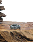 Baikalla Icy Wuji Burmese Jadeite Jade Traditional Ring 