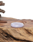 Baikalla Natural Icy Vibrant Lavender Jadeite Jade Traditional Ring 