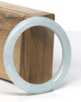 Baikalla Light Green "Traditional Full-Round" Jadeite Jade Bangle Bracelet (53.8mm) 