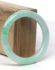 Baikalla Apple-Green "Traditional Full-Round" Jadeite Jade Bangle Bracelet (54.3mm) 