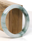 Baikalla Jewelry Jadeite Jade Bangle Bracelet Baikalla "Half Round" Light Lavender Jadeite Jade Bangle Bracelet (59.30 mm) 