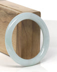 Baikalla Light Green "Traditional Round" Jadeite Jade Bangle Bracelet (54.4mm) 