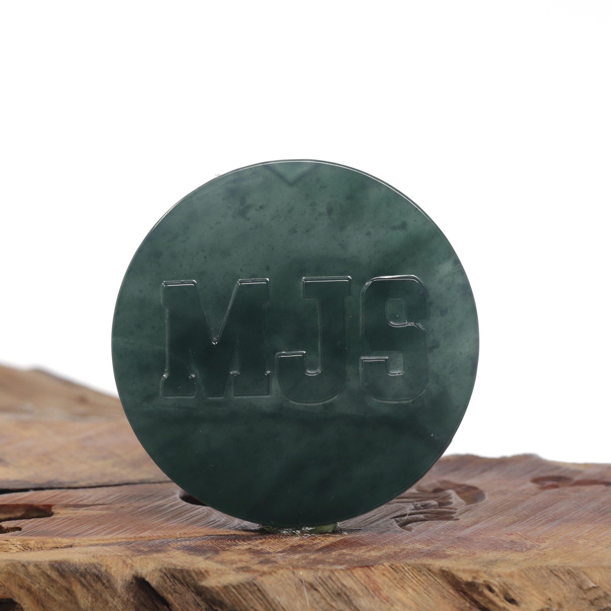 Baikalla Natural Guatemalan Deep Blue-Green Jade Customizable Pendant