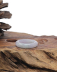Baikalla Light Lavender Burmese Jadeite Jade Traditional Ring 