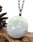 Baikalla Jewelry Jade Guanyin Pendant Necklace Baikalla "Goddess of Compassion" Genuine Burmese Jadeite Jade Guanyin Necklace