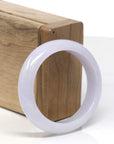 Baikalla Lavender Jadeite Jade Oval Bangle (53.9mm) 