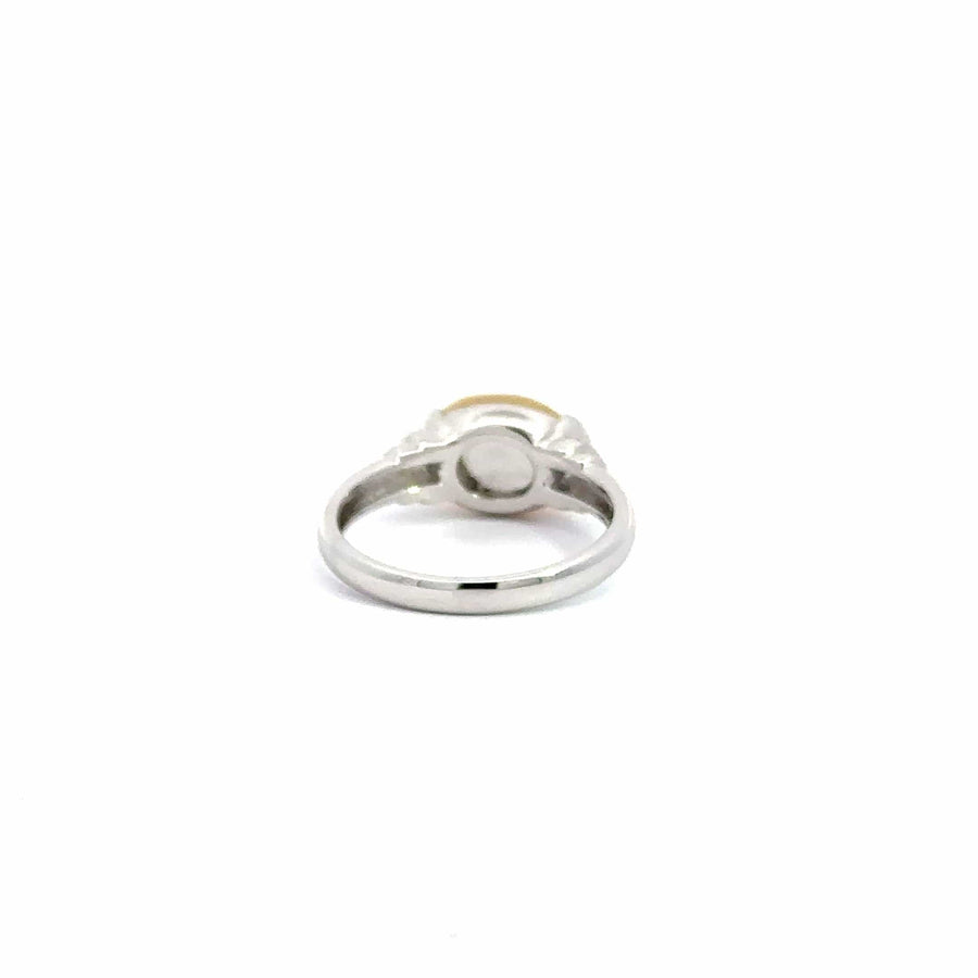 Baikalla Jewelry Gold Opal Ring Baikalla "Charlotte" 18K Gold Ethiopian Opal Ring