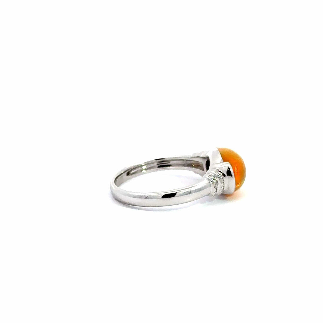 Baikalla Jewelry Gold Opal Ring Baikalla™ "Charlotte" 18K Gold Ethiopian Opal Ring