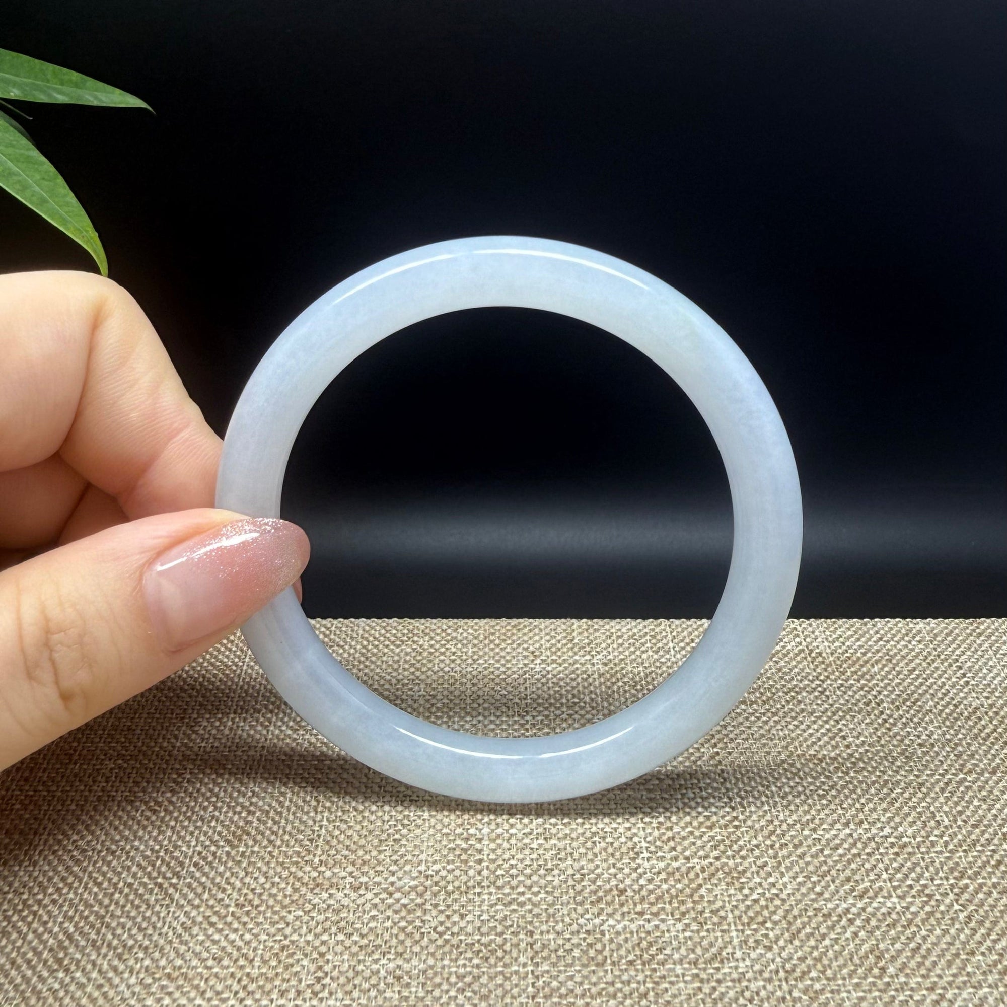 Baikalla IG Live "Light Lavender Natural Jadeite Jade Petite Bangle" (Live Pick) (01/08/25)