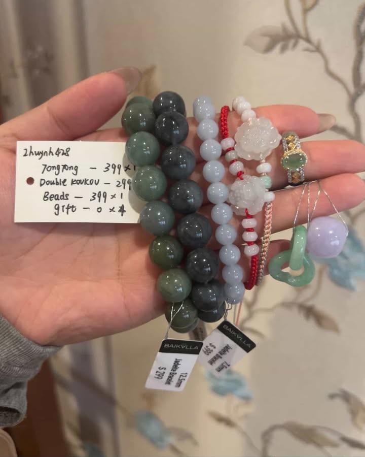 &quot;Live&quot; Multi-Color Natural Jadeite Jade Bead Bracelet (12/01/2025)