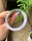 Natural Strawberry Matcha Jadeite Jade Bangle (03/10/26)