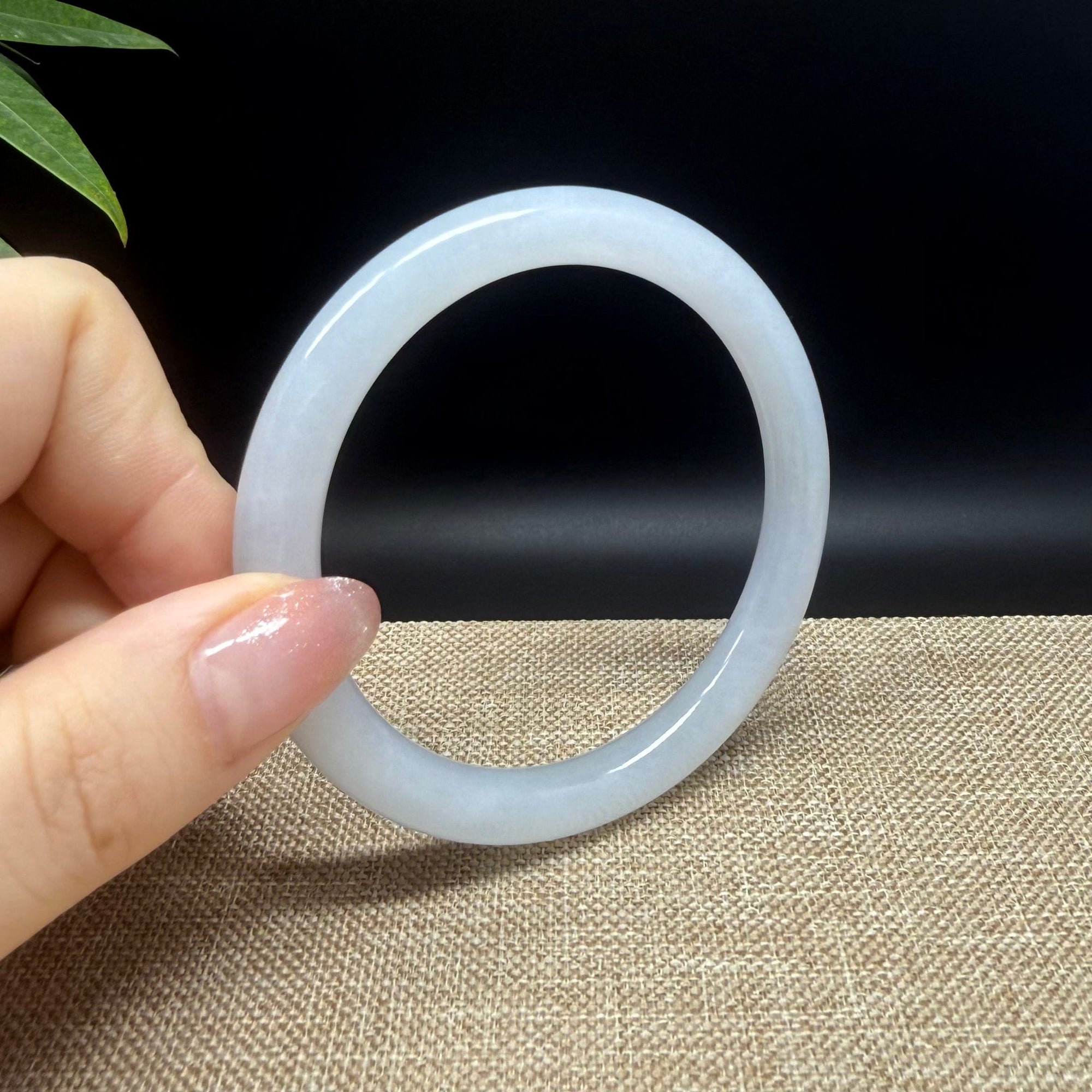 Baikalla IG Live "Light Lavender Natural Jadeite Jade Petite Bangle" (Live Pick) (01/08/25)