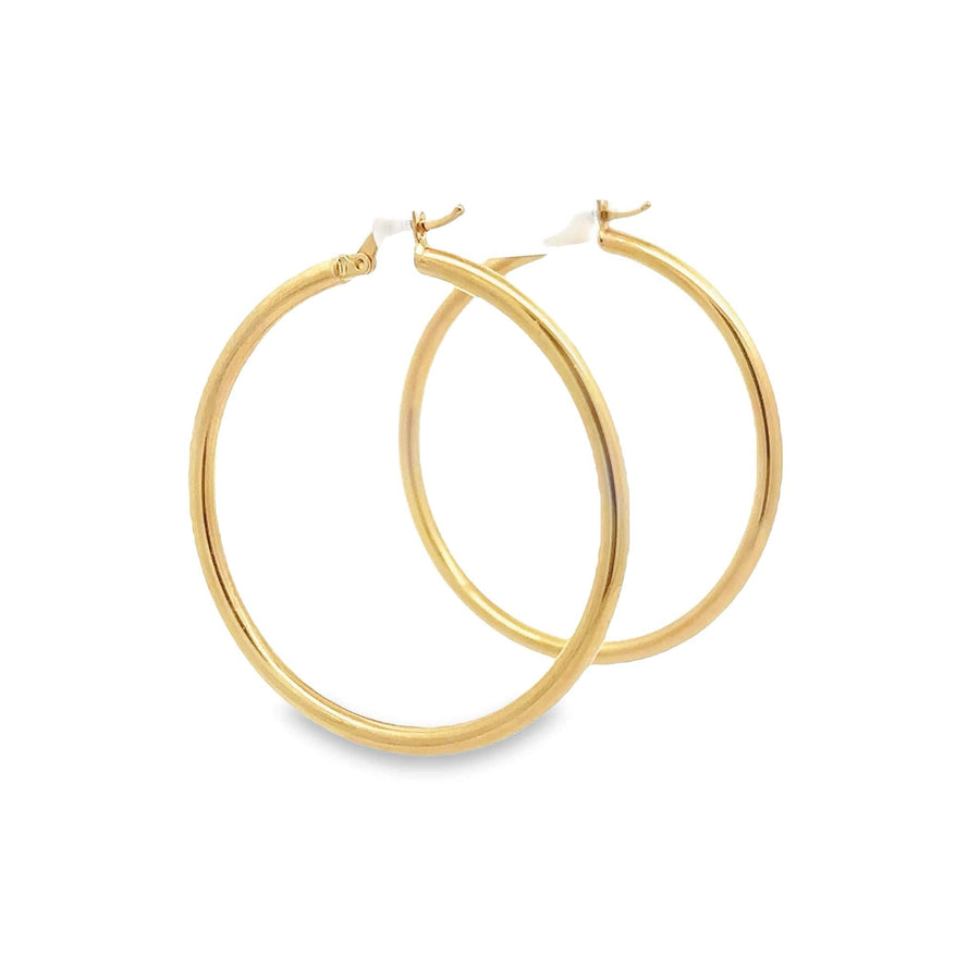 Baikalla Jewelry Silver Gemstone Earrings Baikalla Hallow 14k Gold Dangle Hoop Earrings