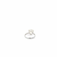 Baikalla Jewelry Gold Sunstone Ring 14k White Gold Sunstone Ring