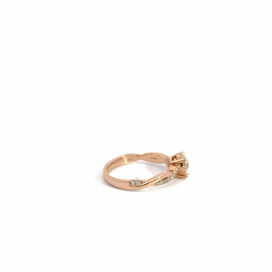 Baikalla Copy of Baikalla™ 14k White Gold Diamond and Moissanite Wedding Engagement Ring
