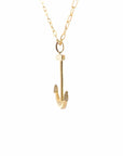 Baikalla Jewelry 14K Yellow Gold Pendant Copy of Baikalla 14k Yellow Gold Seahorse Pendant Necklace