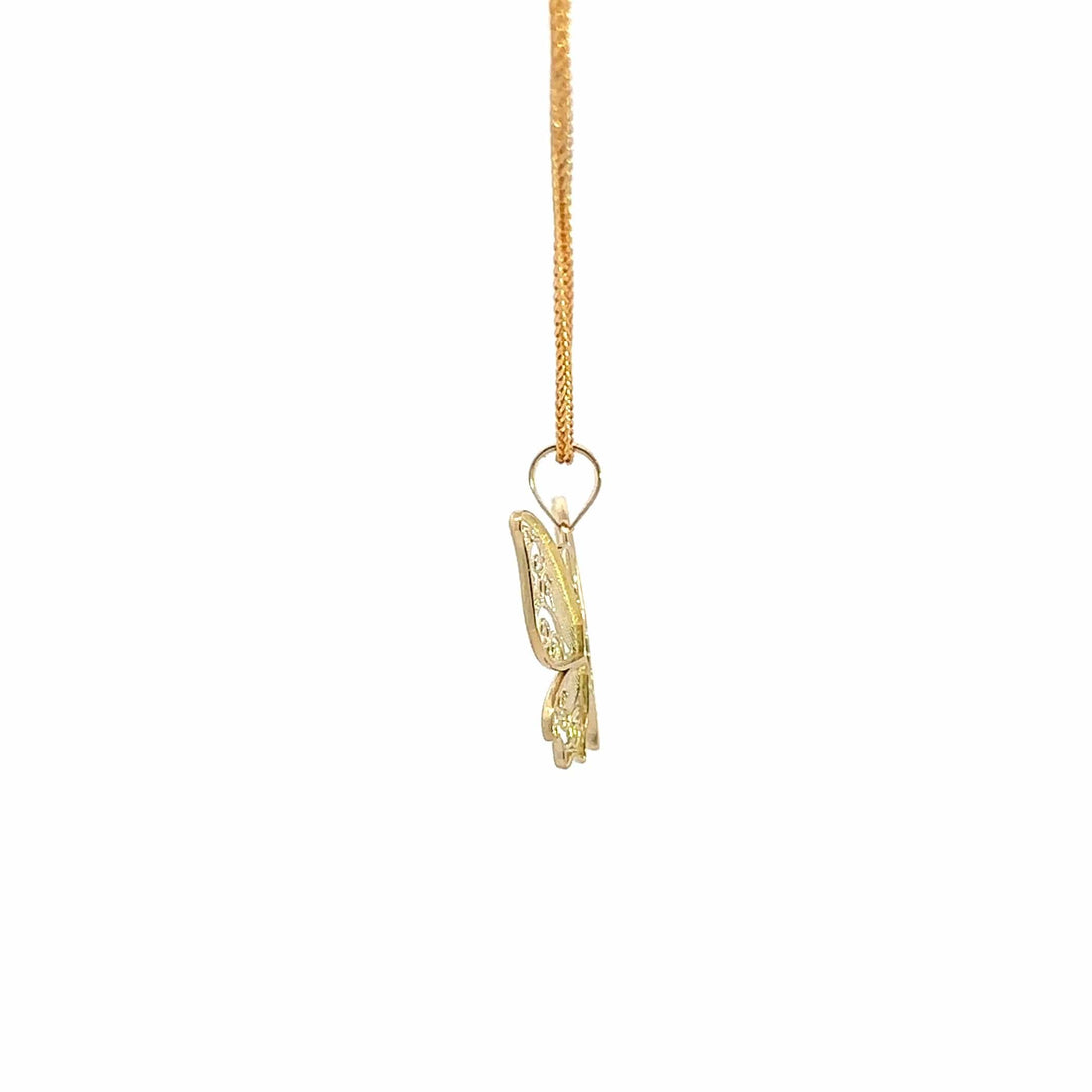 Baikalla Jewelry 14K Yellow Gold Pendant Baikalla 14k Yellow Gold Dragonfly Pendant Necklace