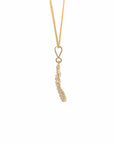 Baikalla Jewelry 14K Yellow Gold Pendant Baikalla 14k Yellow Gold Dragonfly Pendant Necklace