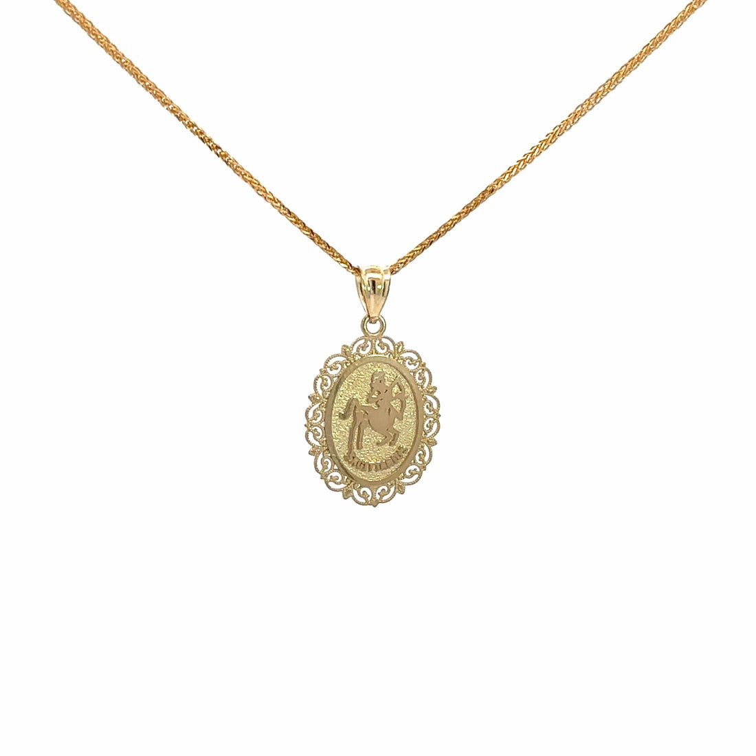 Baikalla Jewelry 14K Yellow Gold Pendant Copy of Baikalla 14k Yellow Gold Seahorse Pendant Necklace