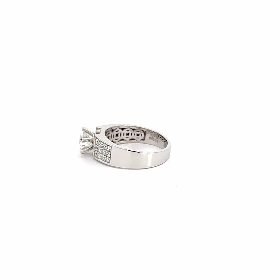 Baikalla Jewelry Diamond Ring Copy of Baikalla 14k White Gold Diamond Engagement Ring