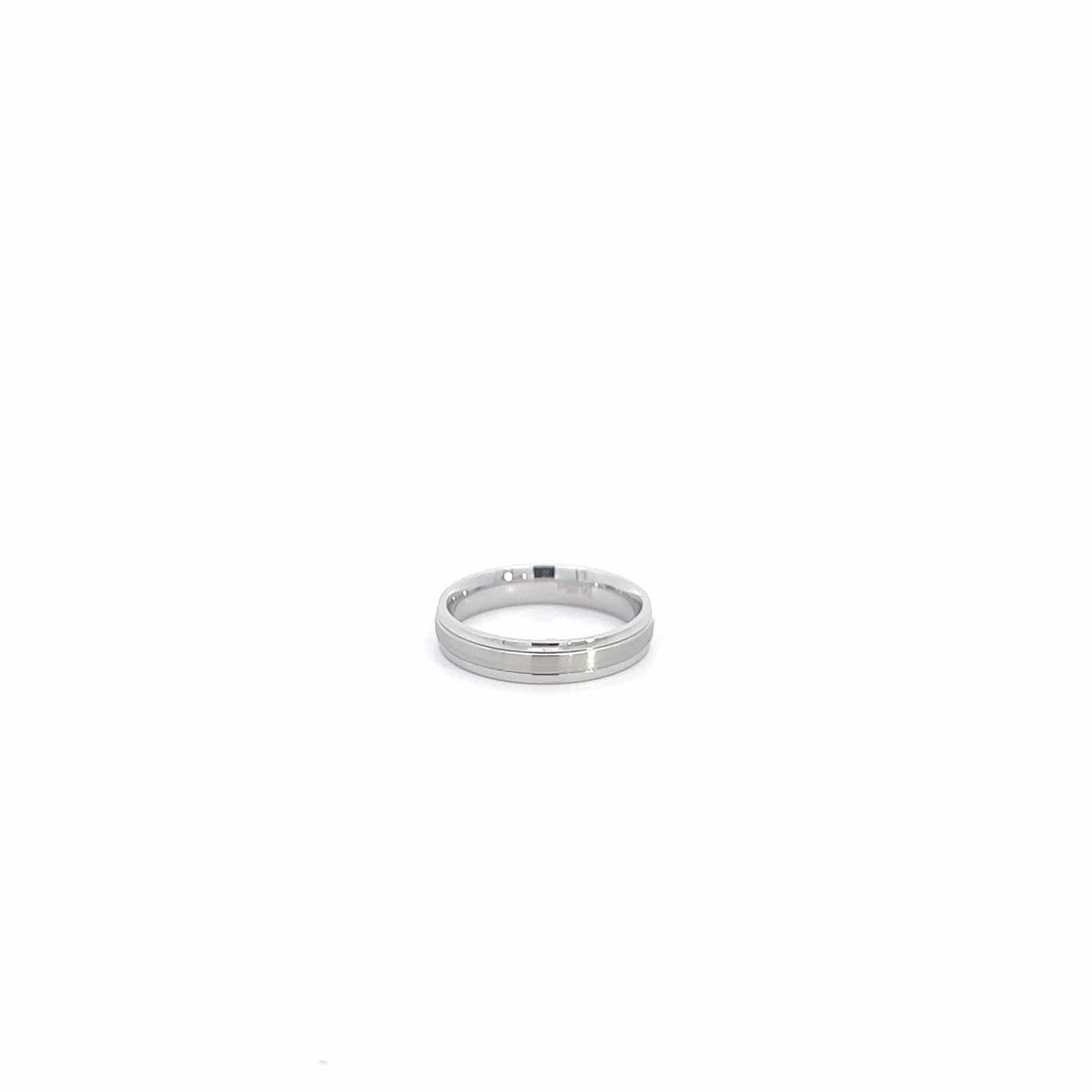 Baikalla Jewelry Gemstone Men's Ring Baikalla 18k White Gold Wedding Diamond Band Ring