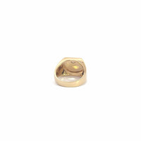 Baikalla Jewelry Gold Ring Baikalla™ 14k Yellow Signet Moissanite Ring