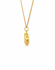 Baikalla Jewelry 24K Pure Yellow Gold Pendant 24k Gold "As You Wish" Ru Yi Charm Necklace