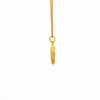 Baikalla Jewelry 24K Pure Yellow Gold Pendant 24k Gold Star Pendant Necklace