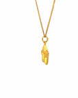 Baikalla Jewelry 24K Pure Yellow Gold Pendant 24k Gold Star Pendant Necklace
