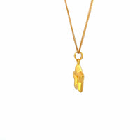 Baikalla Jewelry 24K Pure Yellow Gold Pendant 24k Gold Star Pendant Necklace