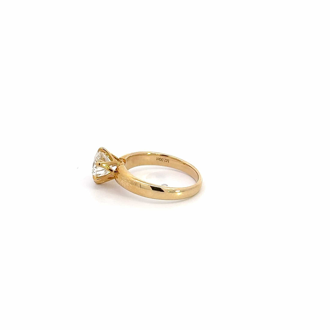 Baikalla Sterling Silver Moissanite Ring 14k Yellow Gold Moissanite Engagement Ring