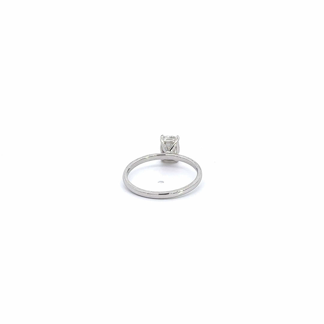 Baikalla Sterling Silver Moissanite Ring 14k White Gold Moissanite Oval Engagement Ring
