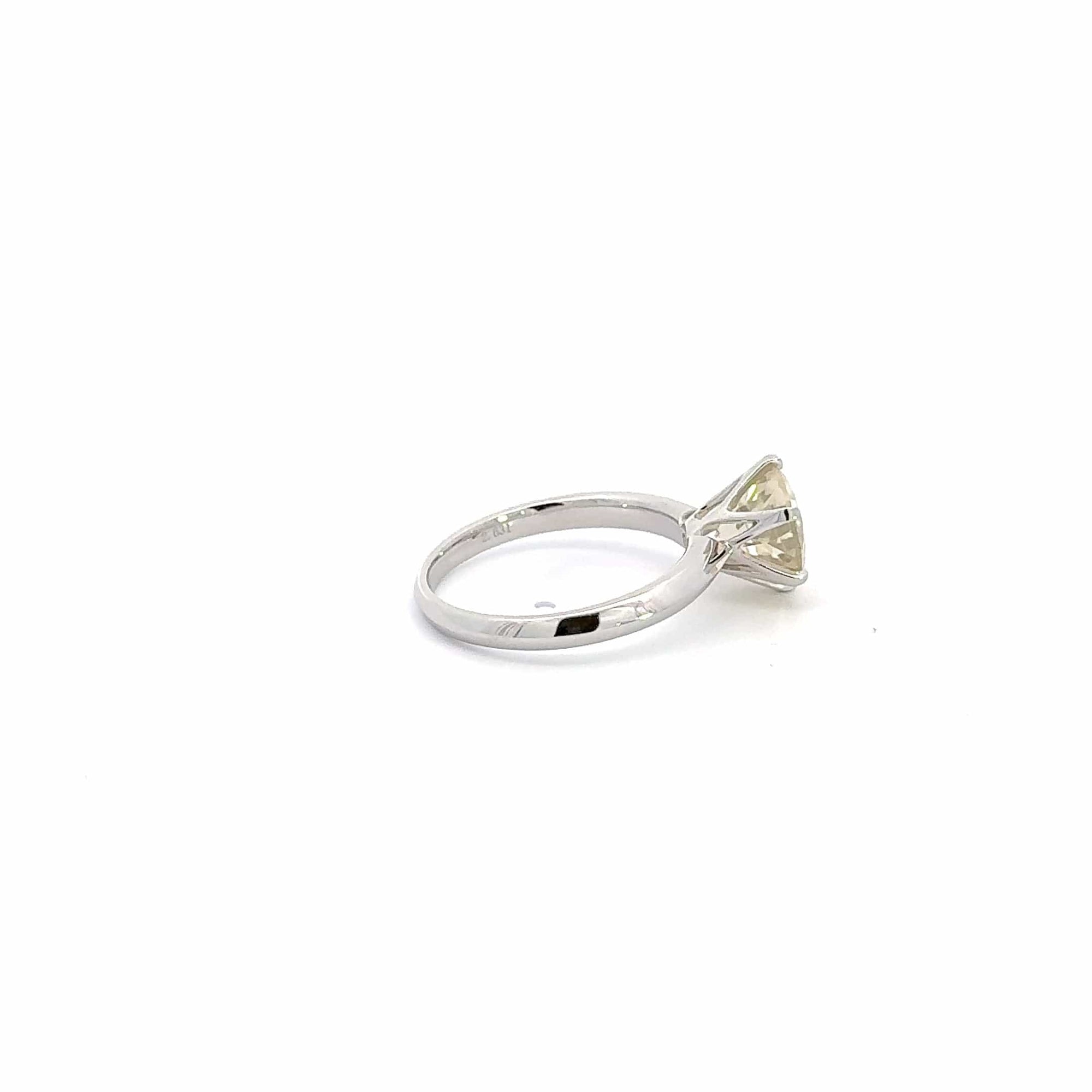 Baikalla Jewelry Gold Sunstone Ring 14k White Gold Sunstone Ring