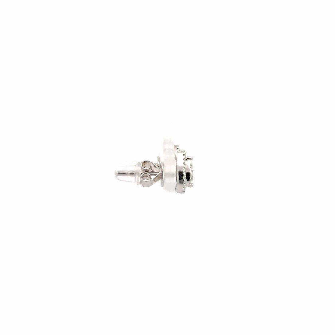 Baikalla Jewelry Gold Gemstone Earrings 18k Classic White Gold Pear Diamond Earrings