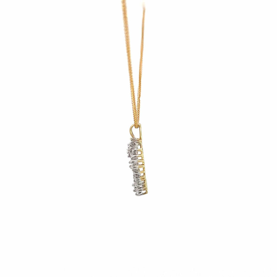 Baikalla Jewelry Gemstone Pendant Necklace 14k Yellow Gold Diamond Heart Pendant Necklace