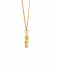 Baikalla Jewelry 24K Pure Yellow Gold Pendant 24k Yellow Gold Flower Pendant Necklace