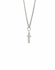 Baikalla Jewelry Gold Aquamarine Necklace 14k White Gold Natural Ruby Cross Pendant Necklace