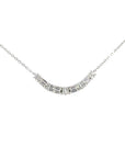 Baikalla Jewelry Gold Diamond Necklace 18K White Gold Diamond Pendant Necklace