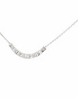 Baikalla Jewelry Gold Diamond Necklace 18K White Gold Diamond Pendant Necklace