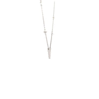 Baikalla Jewelry Gold Diamond Necklace 18K White Gold Diamond Pendant Necklace