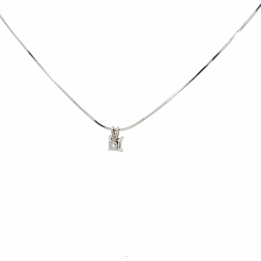 Baikalla Jewelry Gold Diamond Necklace Copy of 18K White Gold Diamond Pendant Necklace