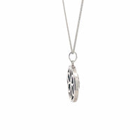 Baikalla Jewelry Gemstone Pendant Necklace Copy of Copy of Baikalla Sterling Silver Lab-Made Opal Heart Bezel Pendant Necklace