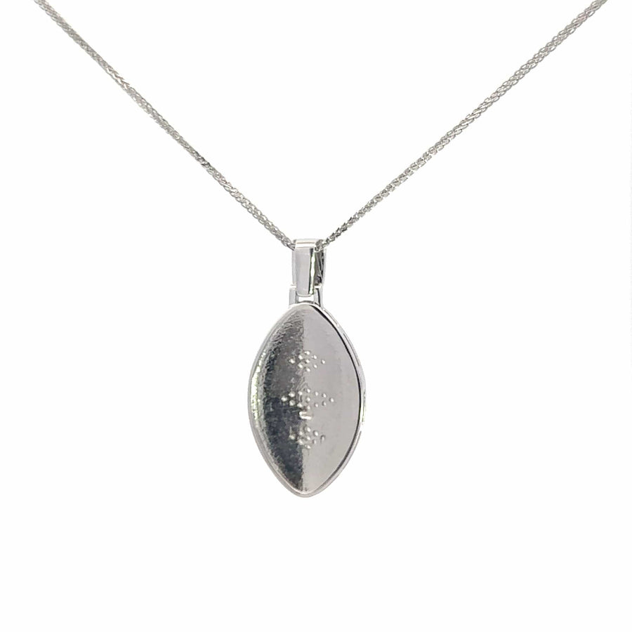 Baikalla Jewelry Gemstone Pendant Necklace Baikalla Sterling Silver Lab-Made Opal Heart Bezel Pendant Necklace
