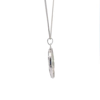 Baikalla Jewelry Gemstone Pendant Necklace Copy of Baikalla Sterling Silver Lab-Made Opal Bezel Pendant Necklace