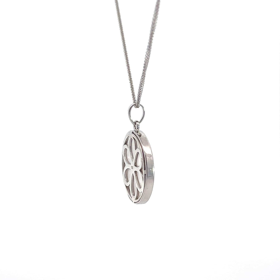 Baikalla Jewelry Gemstone Pendant Necklace Copy of Baikalla Sterling Silver Lab-Made Opal Dolphin Pendant Necklace