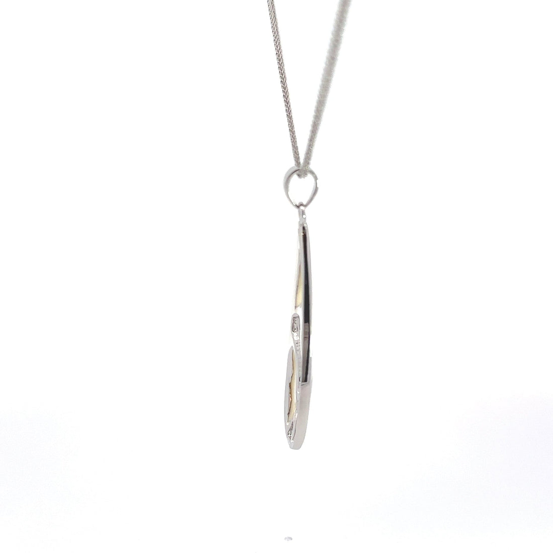 Baikalla Jewelry Gemstone Pendant Necklace Baikalla Sterling Silver Lab-Made Opal Pendant Necklace