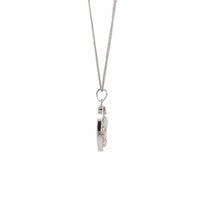 Baikalla Jewelry Gemstone Pendant Necklace Baikalla Sterling Silver Lab-Made Opal Star Dolphin Bezel Pendant Necklace